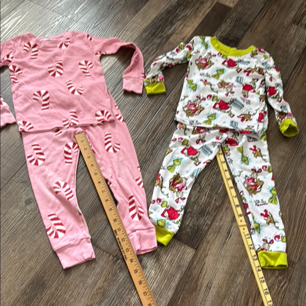 Toddler Christmas Grinch Pajama Bundle - Picture 2 of 5
